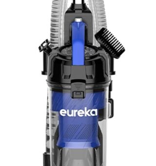 Eureka Lightweight Powerful Upright Vacuum Cleaner for Carpet and Hard Floor, PowerSpeed, New Model,Blue,black/New Model